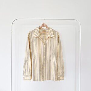 Vintage yellow striped shirt